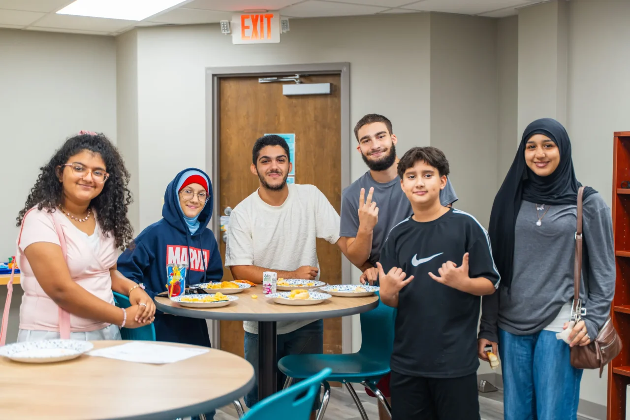 Students at Hill Greenville's learning lab enjoy a break, fostering connection at Cyber Academy.