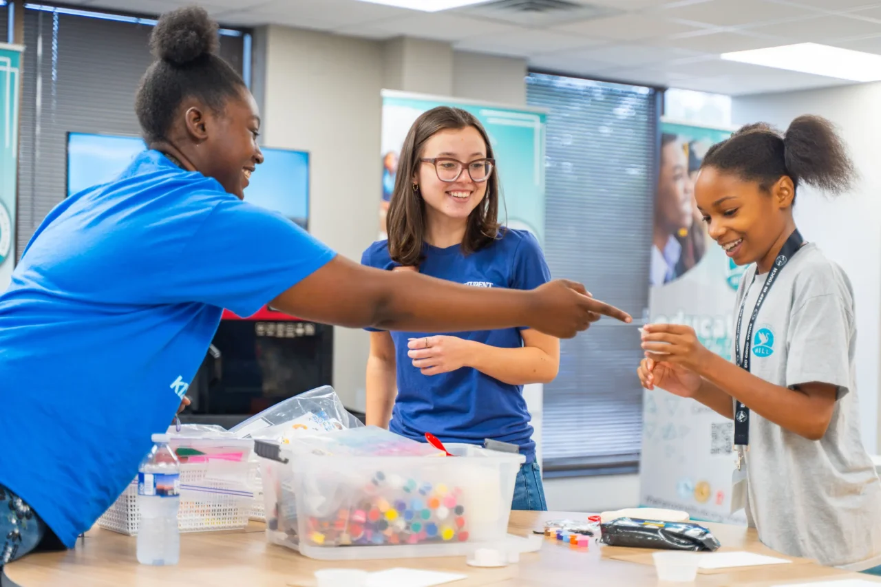 Students engaged in a collaborative activity at the Hill Learning Lab, a growing community across South Carolina.